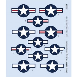 1/48 F-6 Mustang National Insignia Decals for Eduard kits 1/48 F-6 Mustang National Insignia Decals for Eduard kits