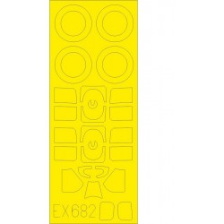 1/48 Grumman F6F-3 Hellcat Weekend Edition Paint Masking for Eduard kits 1/48 Grumman F6F-3 Hellcat Weekend Edition Paint Masking for Eduard kits