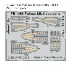 1/48 Fairey Fulmar Mk.II Seatbelts PE for Trumpeter kits 1/48 Fairey Fulmar Mk.II Seatbelts PE for Trumpeter kits