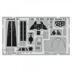 1/48 Hawker Hunter F.6 Detail set for Airfix kits 1/48 Hawker Hunter F.6 Detail set for Airfix kits