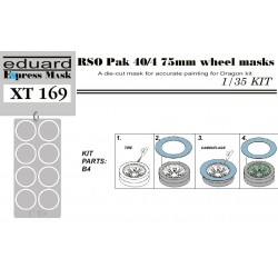 Eduard Express 1/35 scale YPR wheel maskfor AFV - XT099 Eduard Express 1/35 scale YPR wheel maskfor AFV - XT099