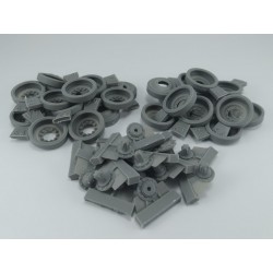 1/35 M46/47/48/60 Steel Wheels Type 1 (14pcs) for AFV Club/Dragon/Meng/Takom/Italeri kits 1/35 M46/47/48/60 Steel Wheels Type 1 (14pcs) for AFV Club/Dragon/Meng/Takom/Italeri kits