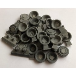 1/35 M26/46/47/48A1 Steel Wheels w/Mud Shield (14pcs) for Tamiya/Takom/Dragon kits 1/35 M26/46/47/48A1 Steel Wheels w/Mud Shield (14pcs) for Tamiya/Takom/Dragon kits