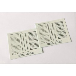 Decals for 1/35 Luftwaffe License Plates Decals for 1/35 Luftwaffe License Plates