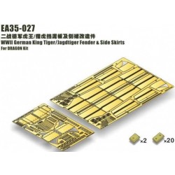 1/35 WWII German King Tiger/Jagdtiger Fender & Side Skirts for Dragon kit 1/35 WWII German King Tiger/Jagdtiger Fender & Side Skirts for Dragon kit