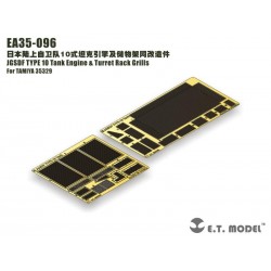 1/35 JGSDF TYPE 10 Tank Engine & Turret Rack Grills set for Tamiya 35329 kit 1/35 JGSDF TYPE 10 Tank Engine & Turret Rack Grills set for Tamiya 35329 kit