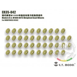 1/35 Modern US M1000 HETS Weighted Road Wheels for HobbyBoss 85502 1/35 Modern US M1000 HETS Weighted Road Wheels for HobbyBoss 85502