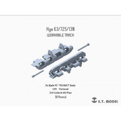 1/35 WWII German TIGER I Early Workable Track (3D Printed) 1/35 WWII German TIGER I Early Workable Track (3D Printed)