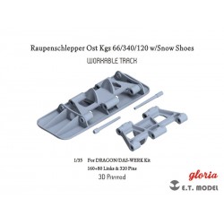 1/35 Raupenschlepper Ost Kgs 66/340/120 w/Snow Shoes Workable Track for Dragon/DAS-WERK 1/35 Raupenschlepper Ost Kgs 66/340/120 w/Snow Shoes Workable Track for Dragon/DAS-WERK