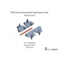 1/35 WWII French Renault R35 Light Infantry Tank Workable Track for Tamiya kits 1/35 WWII French Renault R35 Light Infantry Tank Workable Track for Tamiya kits