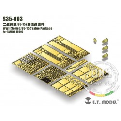 1/35 WWII Soviet JSU-152 Value Upgrade Pack for Tamiya kit 35303 1/35 WWII Soviet JSU-152 Value Upgrade Pack for Tamiya kit 35303