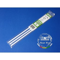 Evergreen Oriented Polystyrene Clear Sheet 2pcs Size: 15cm x 30cm;0.38mm Thick 