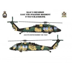RAAF Decals for 1/72 Sikorsky S-70A-9 Blackhawk RAAF/Army Delivery Schemes RAAF Decals for 1/72 Sikorsky S-70A-9 Blackhawk RAAF/Army Delivery Schemes