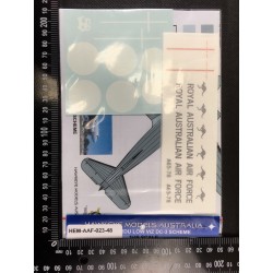 RAAF Decals for 1/48 Douglas DC-3 Dakota ARDU (Lo-Vis trials) A65-78 RAAF Decals for 1/48 Douglas DC-3 Dakota ARDU (Lo-Vis trials) A65-78