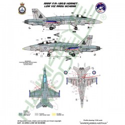 RAAF Decals for 1/48 McDonnell Douglas F/A-18A Hornet ARDU (Black scheme) RAAF Decals for 1/48 McDonnell Douglas F/A-18A Hornet ARDU (Black scheme)