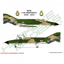 RAAF Decals for 1/32 McDonnell Douglas F-4E Phantom II 1 and 6 SQN, 82 Wing - US lease RAAF Decals for 1/32 McDonnell Douglas F-4E Phantom II 1 and 6 SQN, 82 Wing - US lease