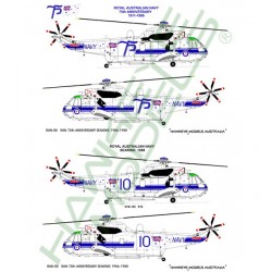 Australian RAN Decal for 1/48 Westland Sea King Mk 50 HS-817 SQN (RAN 75th Anniversary) Australian RAN Decal for 1/48 Westland Sea King Mk 50 HS-817 SQN (RAN 75th Anniversary)