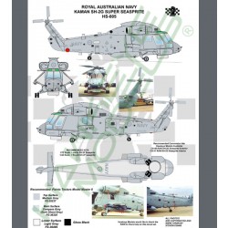 Decal for 1/72 Kaman SH-2G(A) Seasprite HS-805 SQN Decal for 1/72 Kaman SH-2G(A) Seasprite HS-805 SQN