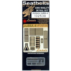 HGW 1/32 Seatbelts (LASER) - JUNKERS JU88A-4 for Revell 132530