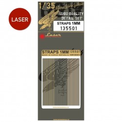 HGW 1/35 scale Straps 1mm - Belts, No Buckles - 135501 HGW 1/35 scale Straps 1mm - Belts, No Buckles - 135501
