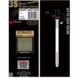 HGW 1/35 scale - 30mm STRAPS LIGHT OLIVE - 135508 HGW 1/35 scale - 30mm STRAPS LIGHT OLIVE - 135508