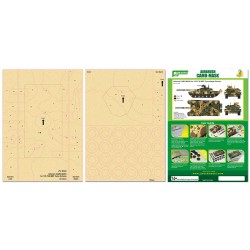 Airbrush Camo-Mask for 1/35 T-90 MBT Camouflage Scheme Airbrush Camo-Mask for 1/35 T-90 MBT Camouflage Scheme