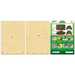 Airbrush Camo-Mask for 1/35 Tiger I Camouflage Scheme 1 Airbrush Camo-Mask for 1/35 Tiger I Camouflage Scheme 1