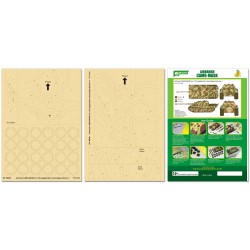 Airbrush Camo-Mask for 1/35 Jagdpanther Camouflage Scheme 1 Airbrush Camo-Mask for 1/35 Jagdpanther Camouflage Scheme 1