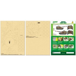 Airbrush Camo-Mask for 1/35 M109A2 US Army Camouflage Scheme 2 Airbrush Camo-Mask for 1/35 M109A2 US Army Camouflage Scheme 2