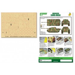 Airbrush Camo-Mask for 1/72 Jagdpanther Camouflage Scheme #2 Airbrush Camo-Mask for 1/72 Jagdpanther Camouflage Scheme #2