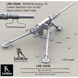 1/35 WWII M2HB .50 Calibre Machine Gun on M3 Tripod w/o