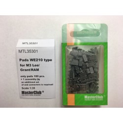 1/35 M3 Lee/Grant/RAM/M4 Pads WE210 Type (180pcs) 1/35 M3 Lee/Grant/RAM/M4 Pads WE210 Type (180pcs)