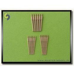 18pcs 1/350 Master Models Brass Barrels IJN Akagi Armament Set Brass Barrels