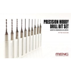0.9, 1.0, 1.1, 1.2, 1.3, 1.4, 1.5mm Precise Pin Vice S2 with 7pcs Drill Bits 