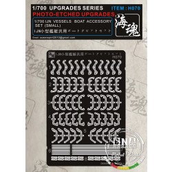 Photo-Etched 1/700 IJN Vessels Boat Accessory Set H070 