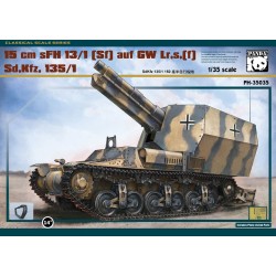 1/35 15cm s.F.H.13/1 (Sf) auf GW Lr.s.(f) SdKfz.135/1 1/35 15cm s.F.H.13/1 (Sf) auf GW Lr.s.(f) SdKfz.135/1