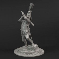75mm Knight With Falchion Mid 14th Century
