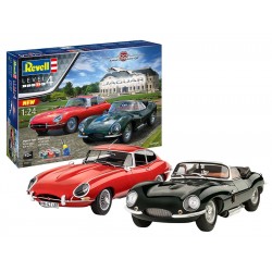1/24 Gift Set - 100 Years Jaguar (2 kits w/paints, glue)