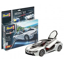 1/24 BMW I8 w/Paints, Brush, Glue 1/24 BMW I8 w/Paints, Brush, Glue