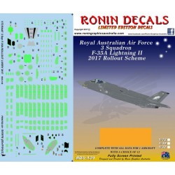 Ronin Decals 1/35 RAAF 35 Sqn UH-1D Barracuda scheme Decals. 