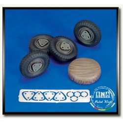 1/35 SdKfz.222 Leichter Panzerspahwagen Wheels for Tamiya kit 1/35 SdKfz.222 Leichter Panzerspahwagen Wheels for Tamiya kit