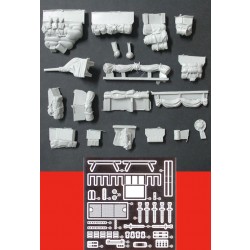 1/35 WWII British M-3 Grant Detail-up Set & Stowage Set 1/35 WWII British M-3 Grant Detail-up Set & Stowage Set