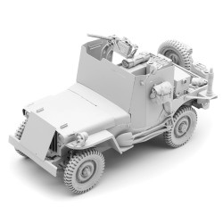 1/16 WWII US Army 1/4 Ton Armored Truck Resin Kit 1/16 WWII US Army 1/4 Ton Armored Truck Resin Kit