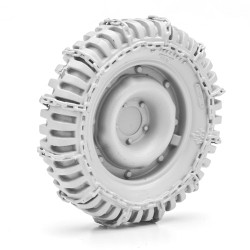 1/16 Jeep Wheel with Tyre Chains 1/16 Jeep Wheel with Tyre Chains
