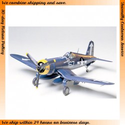 Kit Maquette Avion Tamiya Vought F4U-1D Corsair à L'Échelle 1/48 - Réf. 61061 - Neuf Japon
