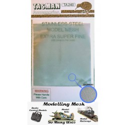 Extra Super Fine Metal Mesh #Large (200 strands per inch, 135mm x 100mm appx)