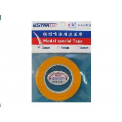 Width: 6mm, Length: 18m Manwa Model Special Masking Tape for Curve 