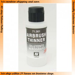 Model Air - Airbrush Thinner 71.361, 71.361 Acrylic, Vallejo