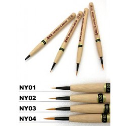 Prince August quality synthetic brushes for painting models and miniatures