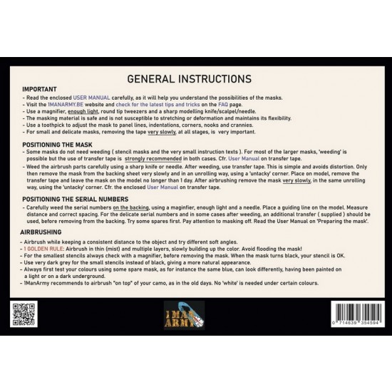 1/48 RAF 8 Inch Serial Numbers Generic Airbrush Masks Set for over 10 kits 1/48 RAF 8 Inch Serial Numbers Generic Airbrush Masks Set for over 10 kits